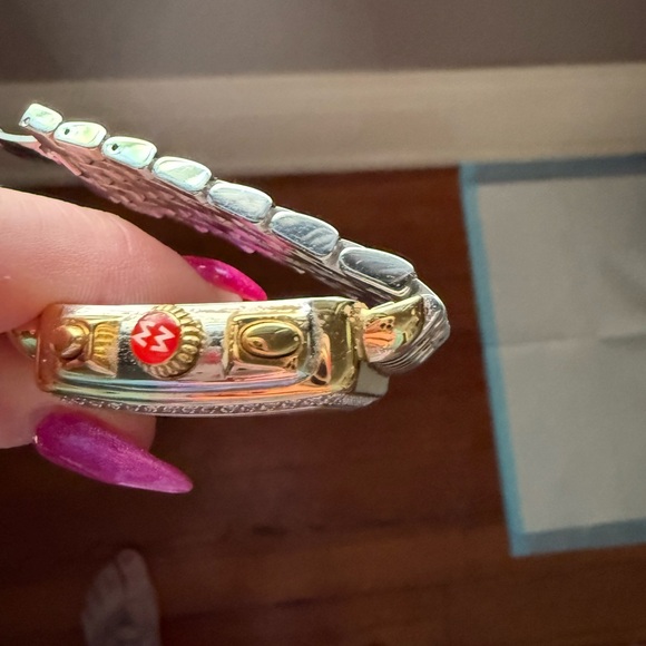 Michele Deco Madison Diamond Two-Tone 18k/SS Diamond Dial Watch $4000 - Picture 12 of 14